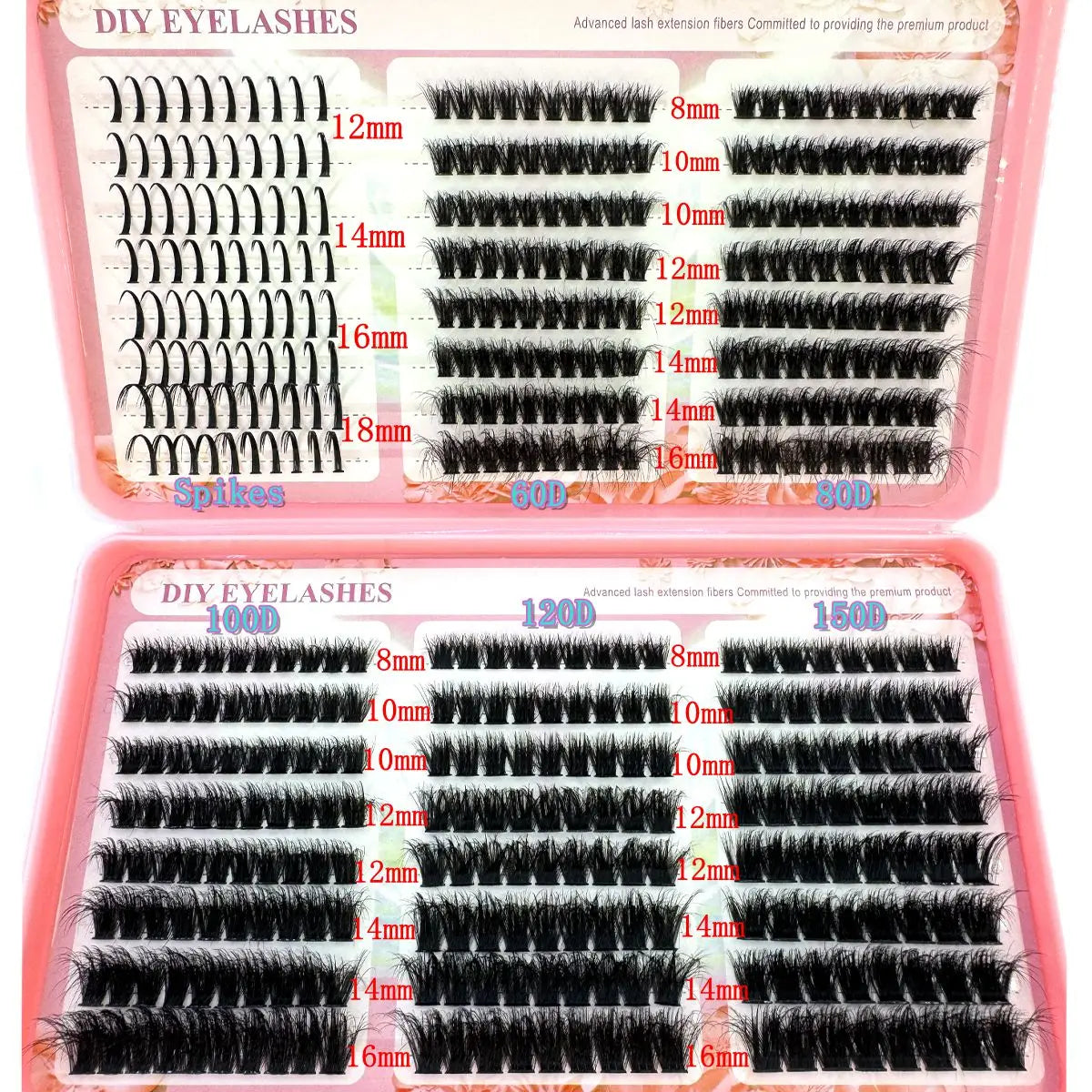 Spikes Volume Eyelash Clusters