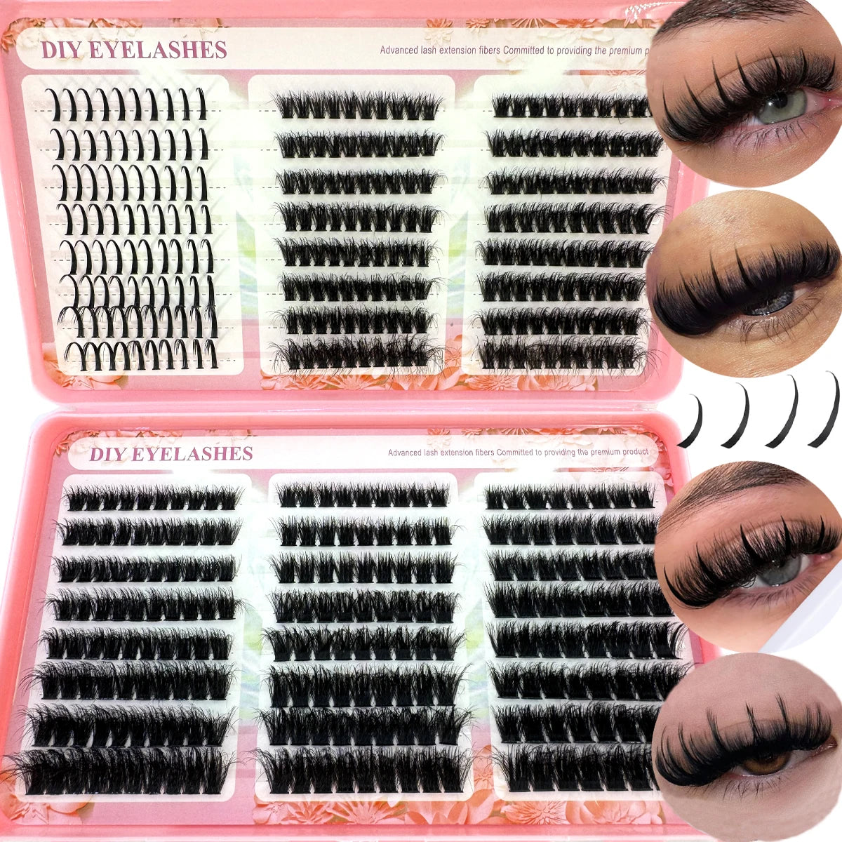 Spikes Volume Eyelash Clusters